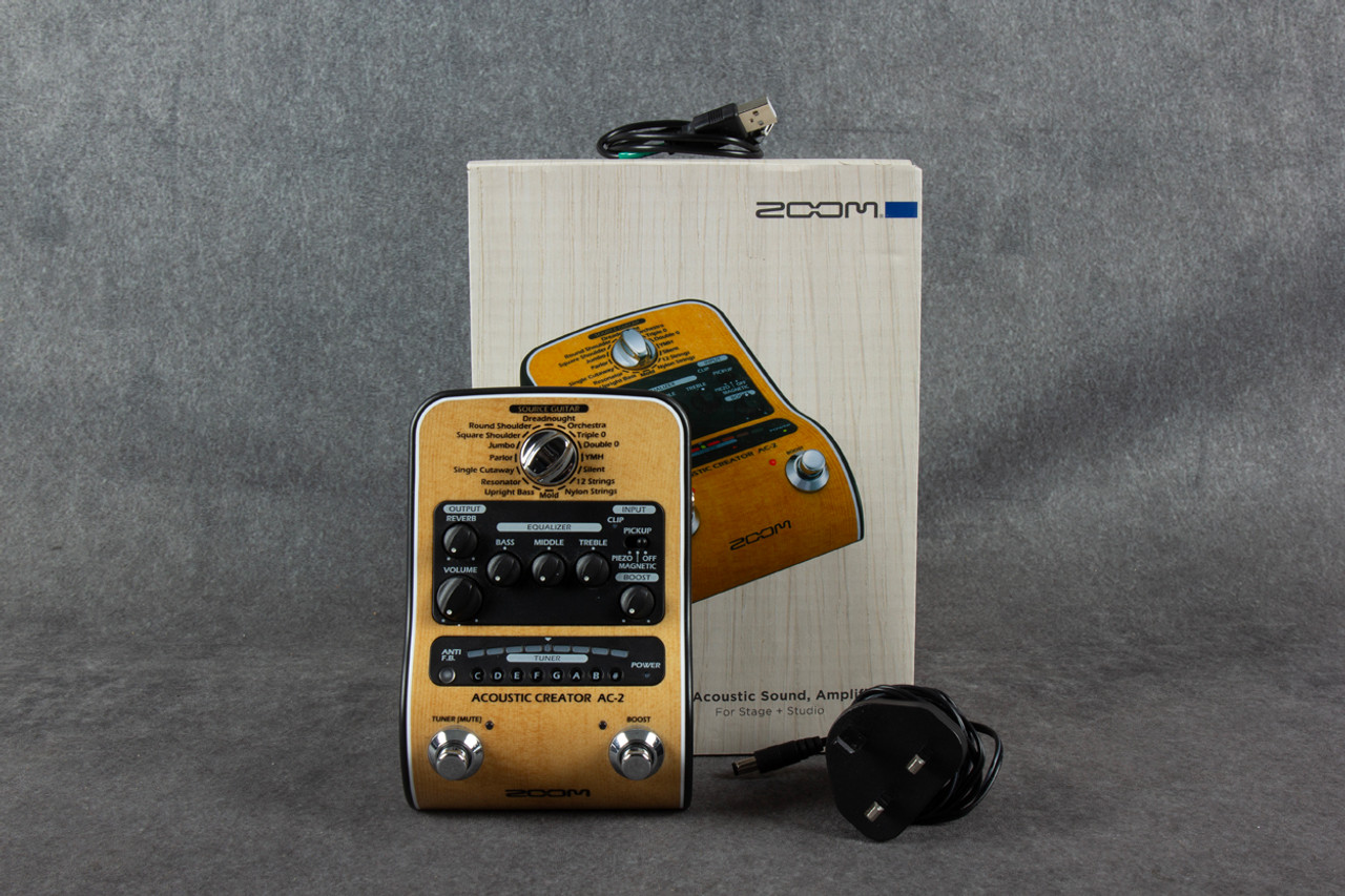 Zoom AC-2 Acoustic Creator 2nd Hand | Rich Tone Music