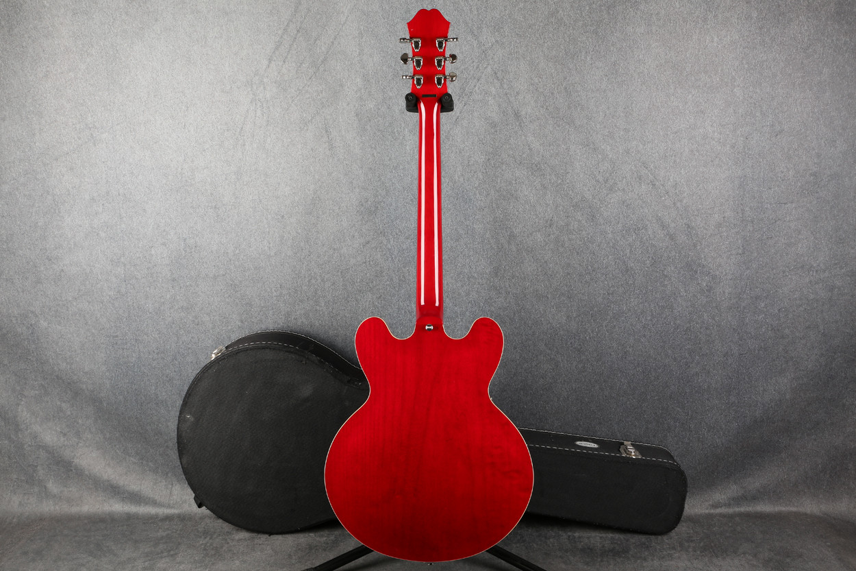 Epiphone Dot Left Handed Bigsby Tremolo Cherry 2nd Hand | Rich