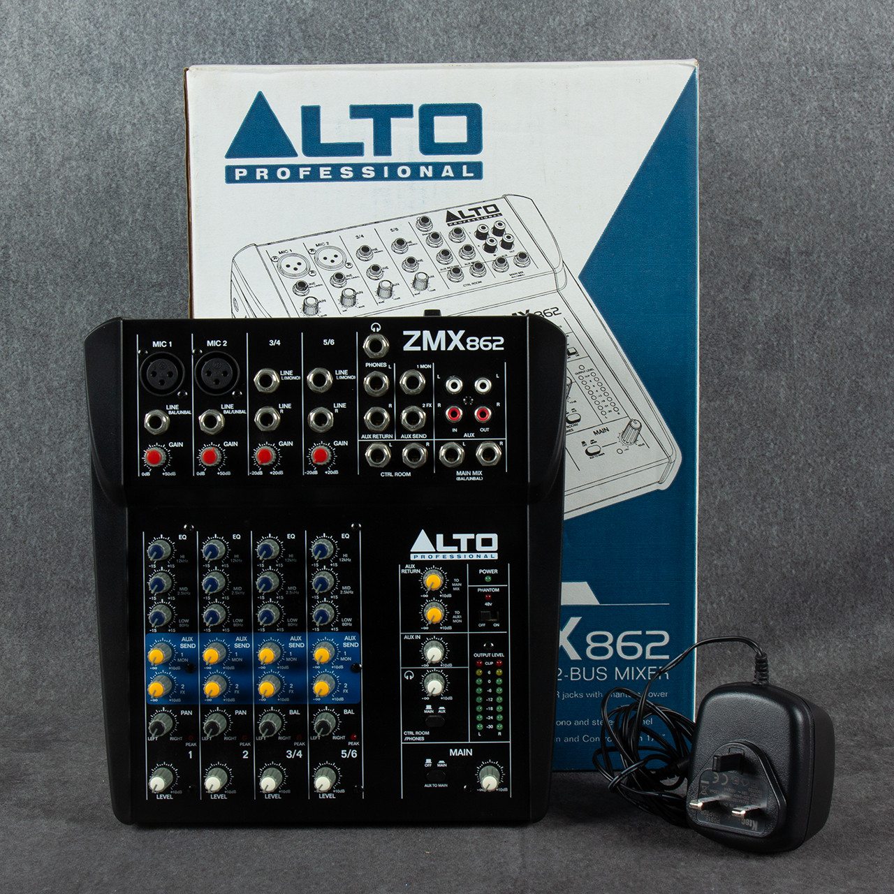 ALTO ( アルト ) / ZMX862 ミキサー Used Alto ZMX862 6-Channel Unpowered Mixer | Guitar Center