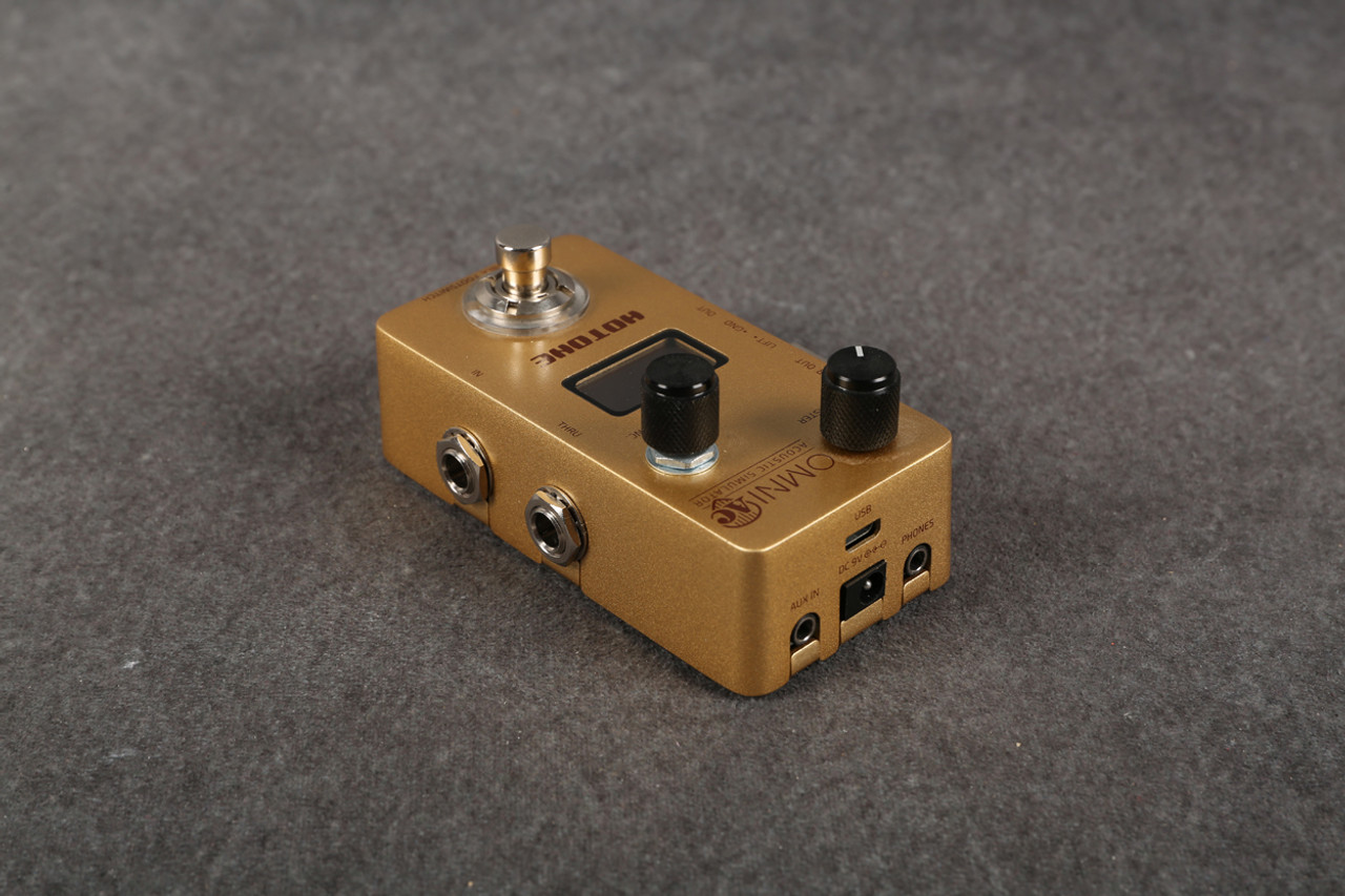 Hotone Omni AC Acoustic Simulator Pedal 2nd Hand Rich Tone Music