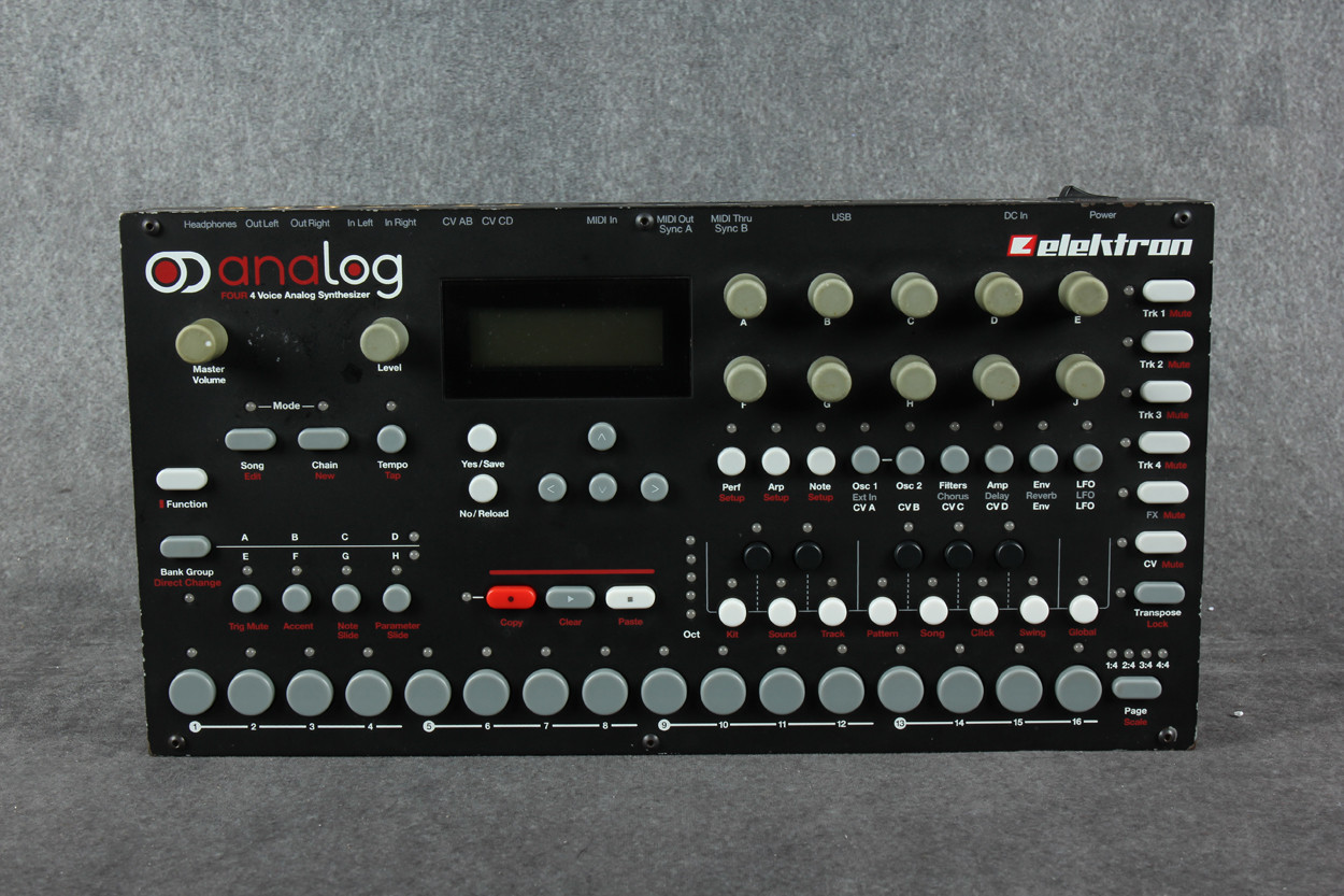 Elektron Analog Four 4 Voice Analog Synth MK1 2nd Hand | Rich Tone