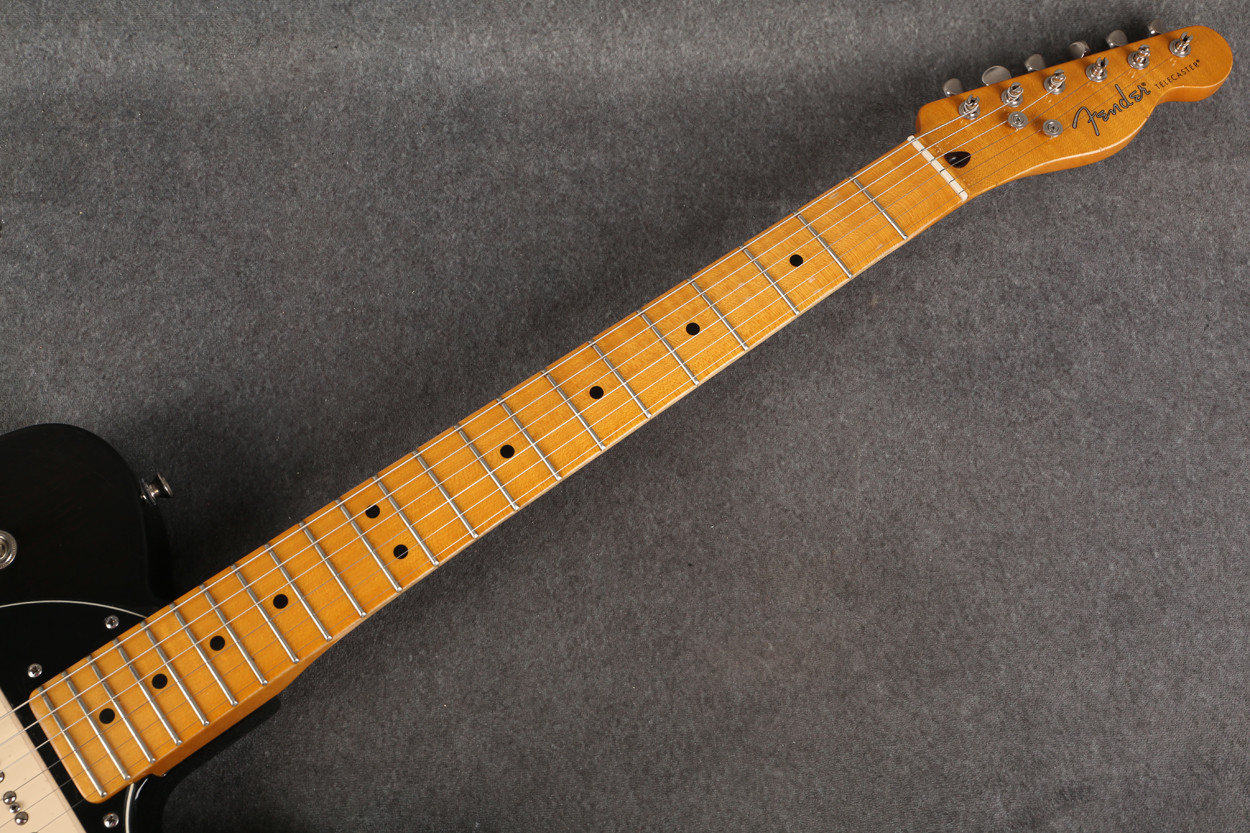 Fender Modern Player Telecaster Thinline Deluxe Black Transparent