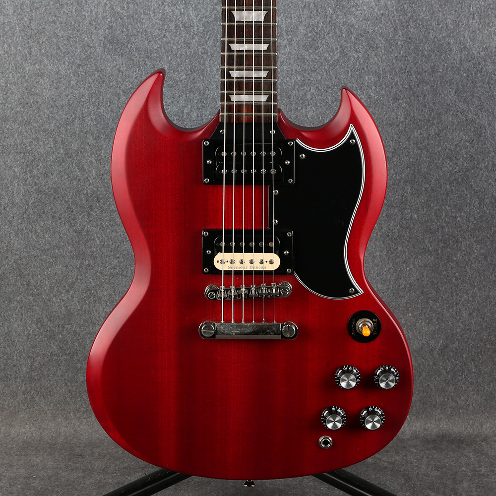 h*5様 Epiphone SG G-400 WC Worn Cherry Epiphone Vintage G-400 SG Worn Cherry 2nd Hand | Rich Tone Music