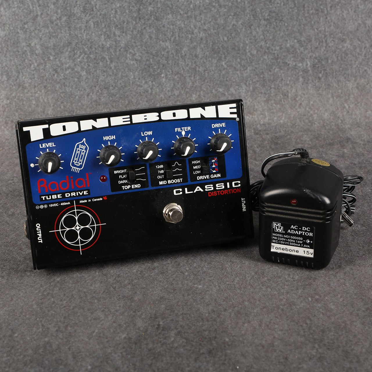 AC/DC Power Adapter For Radial Tonebone TriMode Tube Distortion