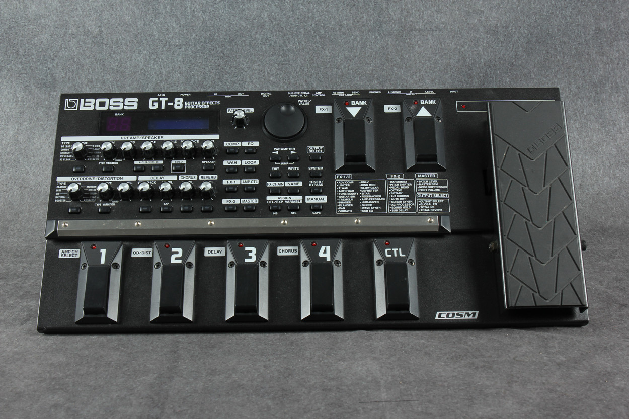 Boss GT-8 Guitar Effects Processor 2nd Hand | Rich Tone Music
