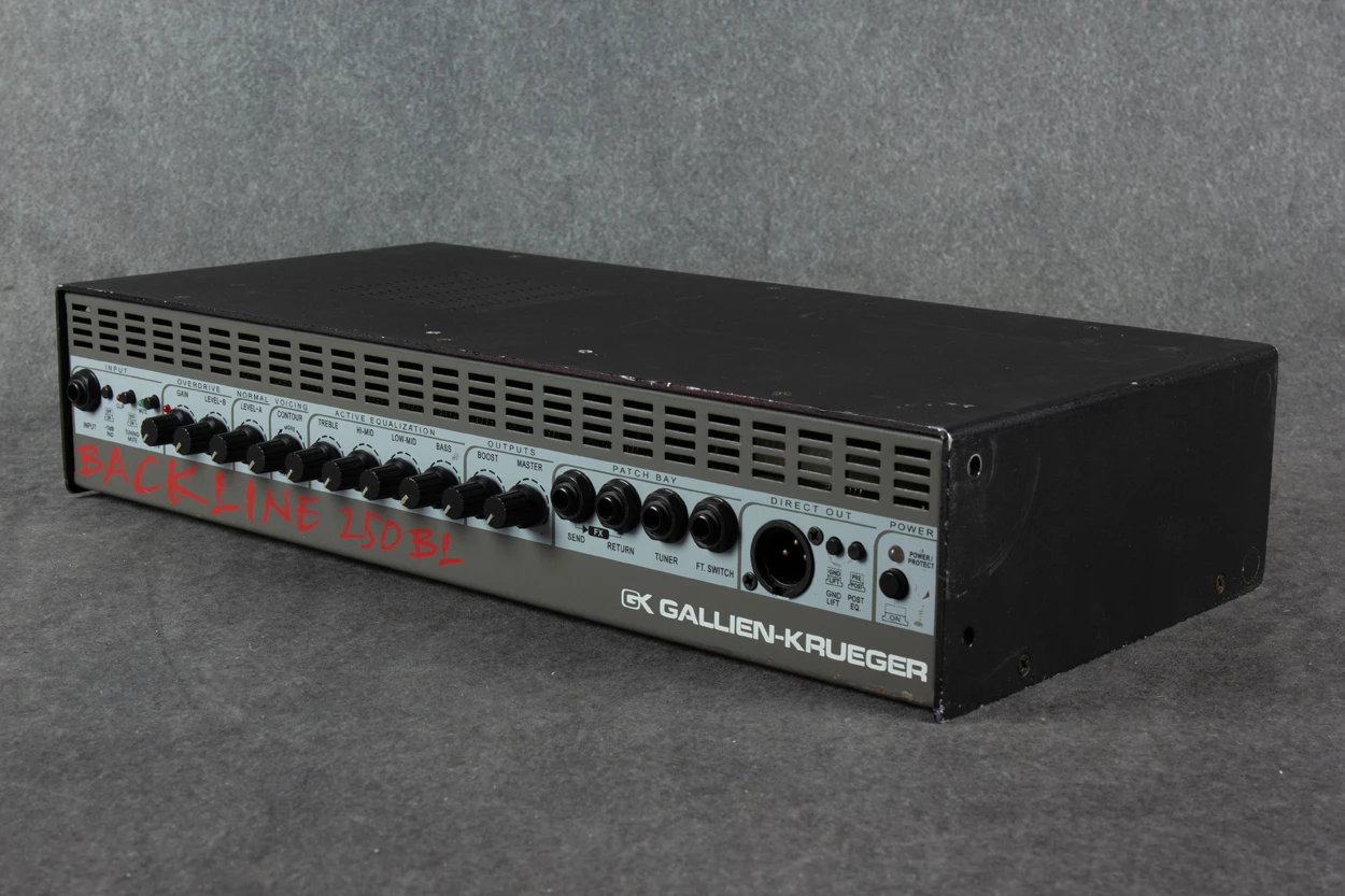 Gallien Krueger Backline 250BL Solid State Bass Amp Head 2nd Hand