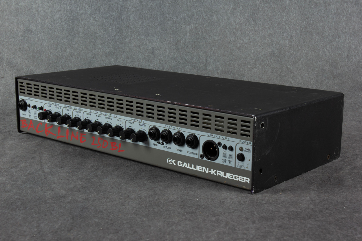 Gallien Krueger Backline 250BL Solid State Bass Amp Head 2nd Hand 
