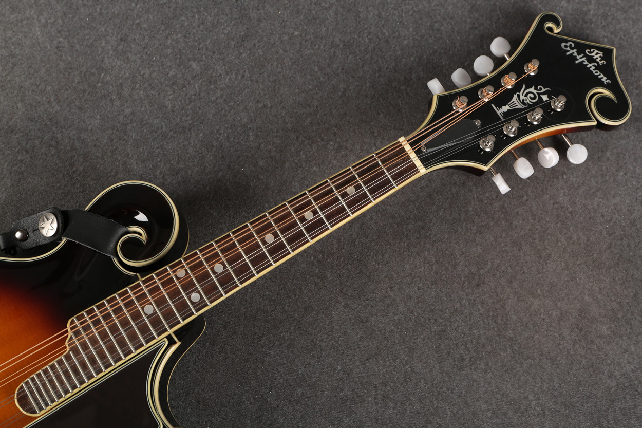 Epiphone MM-50 F-Style Mandolin Vintage Sunburst 2nd Hand | Rich