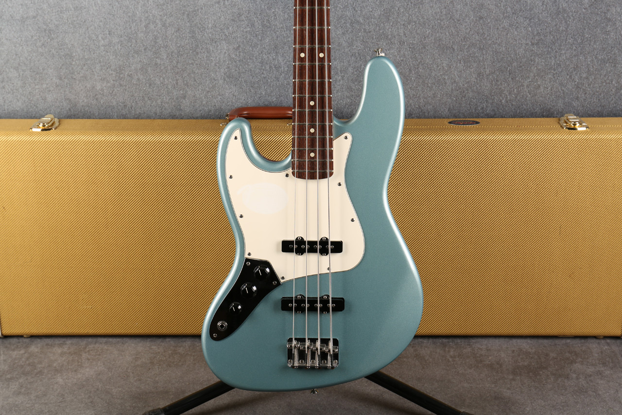 Fender Mexican Standard Jazz Bass Left Handed Blue Agave 2nd Hand