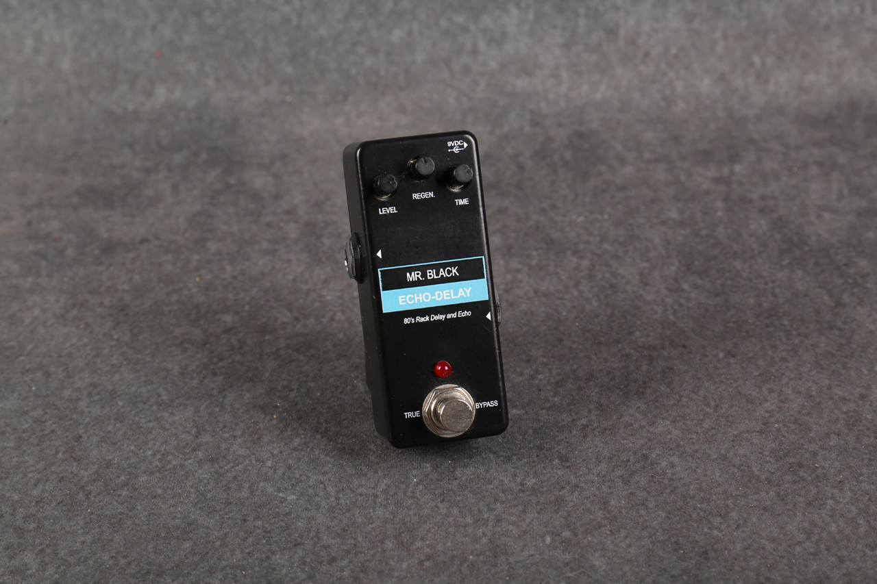 生まれのブランドで Mr the Mr.Black Black Mini stompbox Echo Black