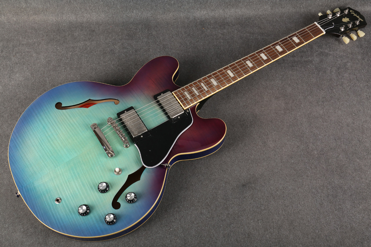 Epiphone ES-335 Figured Blueberry Burst Ex Demo | Rich Tone Music