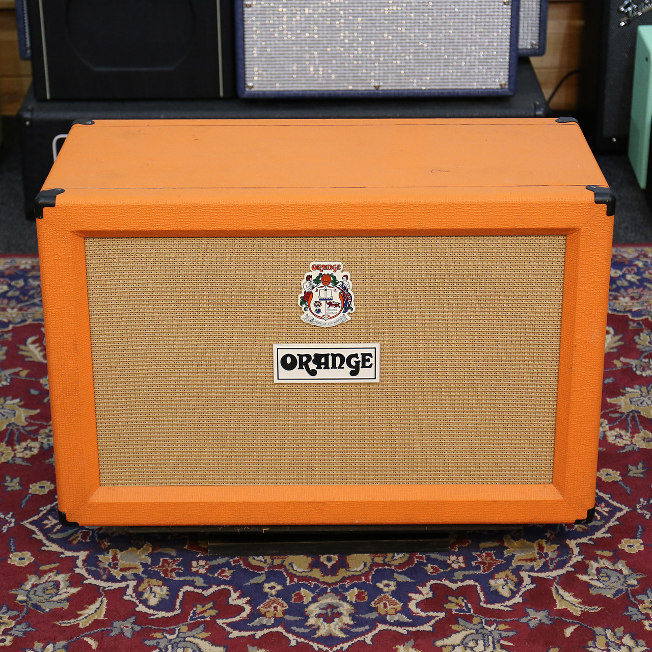 Orange PPC212 2x12 Closed Back Cabinet Orange 2nd Hand Rich Tone