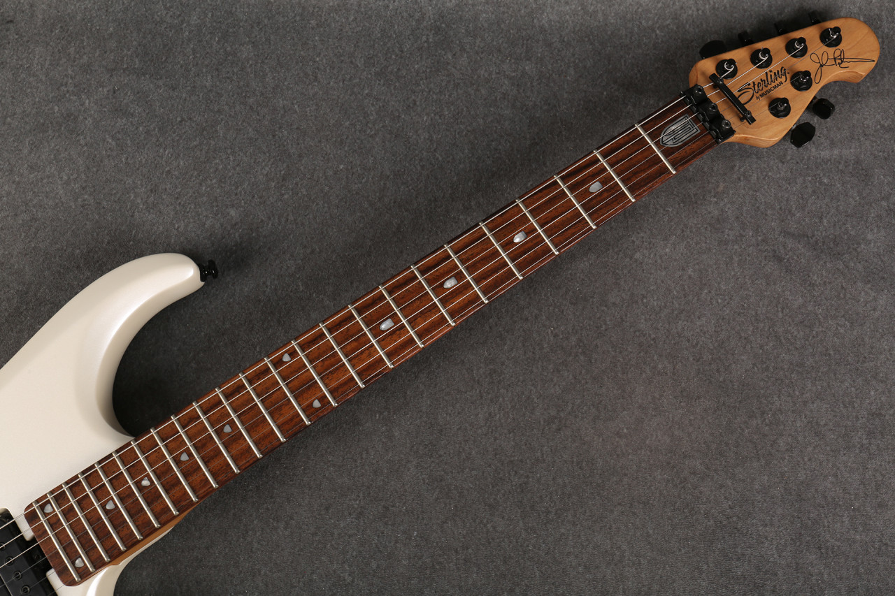 Sterling By Music Man John Petrucci Signature JP160 Pearl White