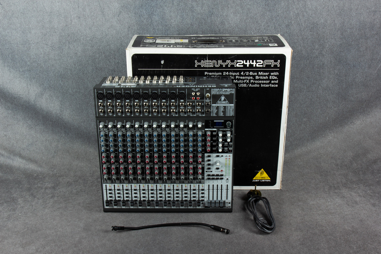 ゴン Behringer Xenyx 2442FX Mixer 2nd Hand | Rich Tone Music