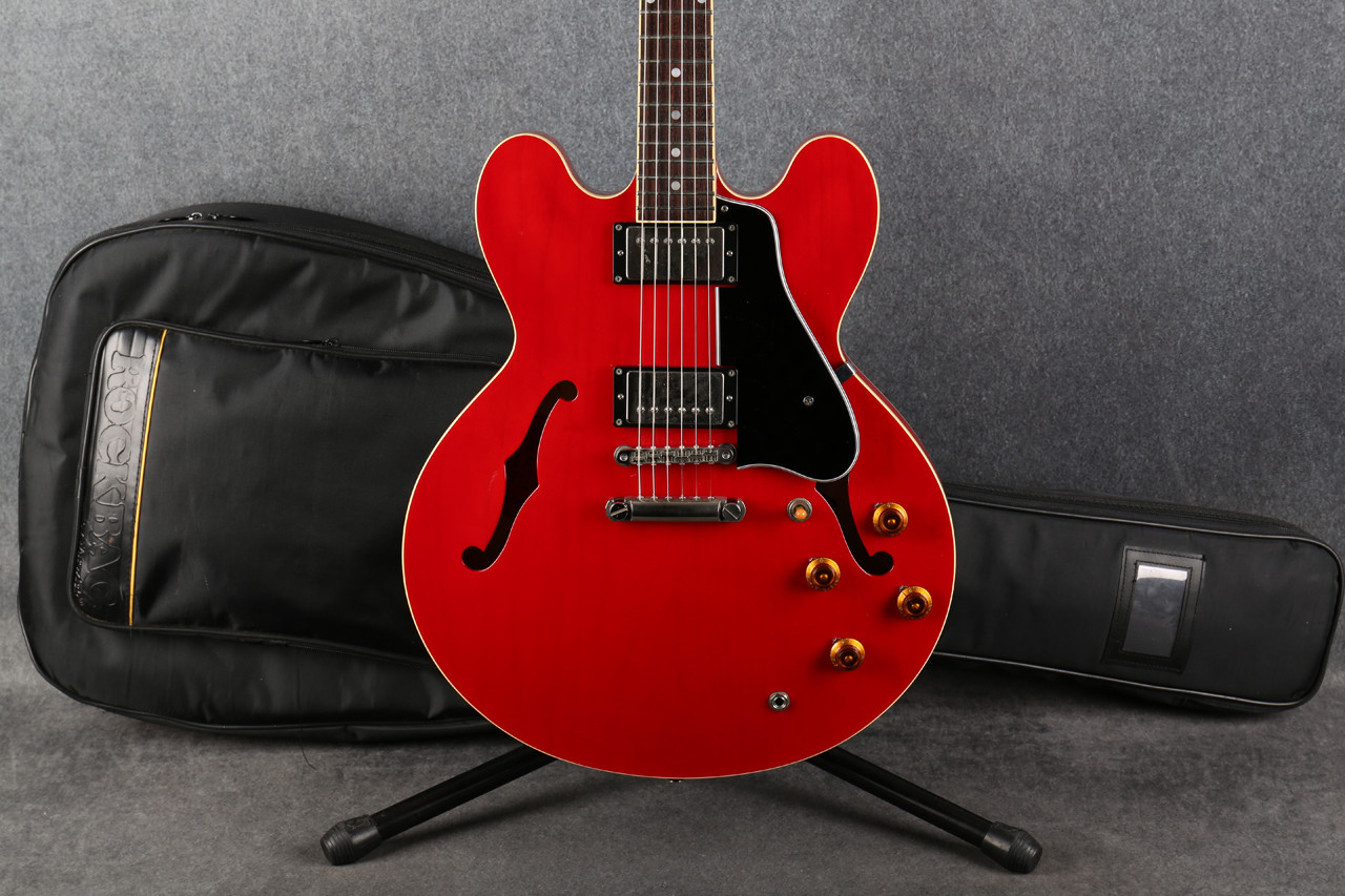 Tokai ES-130 日本製　cherry red ハードケース付き Tokai ES-138 SR Semi Hollow Electric Cherry Made in Japan 2nd Hand