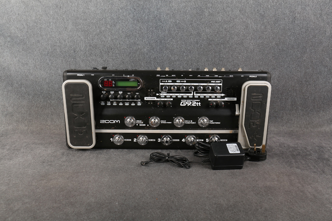 Zoom G9.2tt Twin Tube Guitar Effects Console Power Supply 2nd Hand