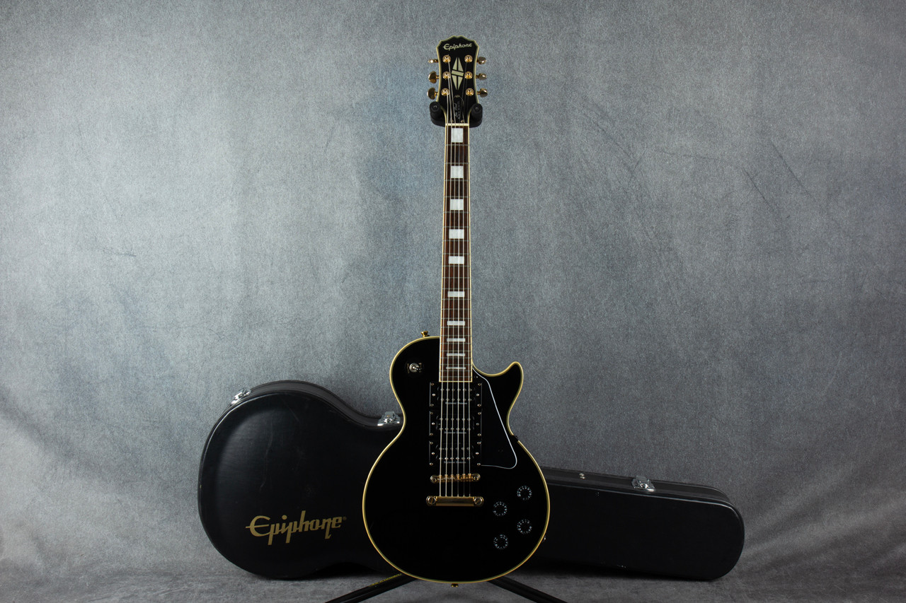 Epiphone Les Paul Custom 3 Pickup Seymour Duncans Black 2nd Hand
