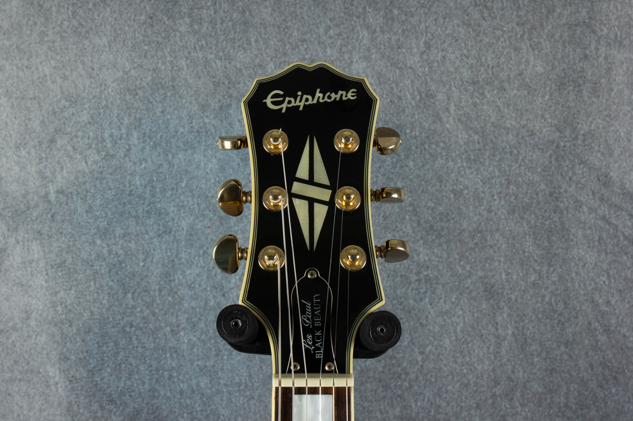 美品 メンテ済 ダンカンPU Epiphone Les Paul CUSTOM Epiphone Les Paul Custom 3 Pickup Seymour Duncans Black 2nd Hand