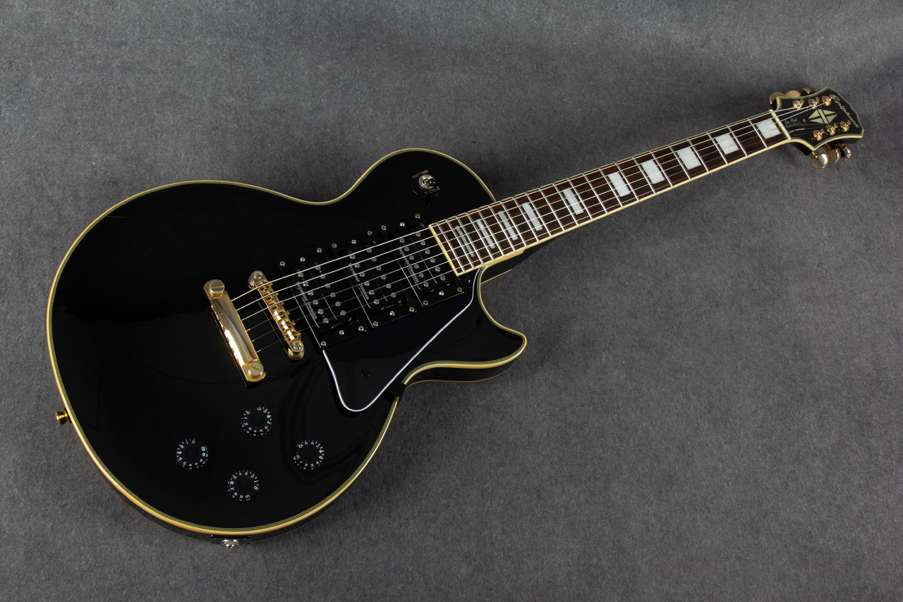 Epiphone Les Paul Custom 3 Pickup Seymour Duncans Black 2nd Hand