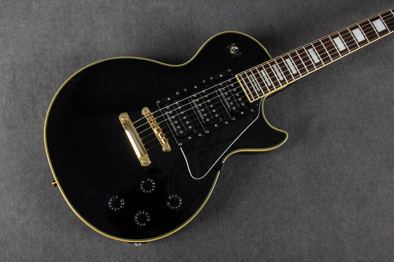 Epiphone Les Paul Custom 3 Pickup Seymour Duncans Black 2nd Hand