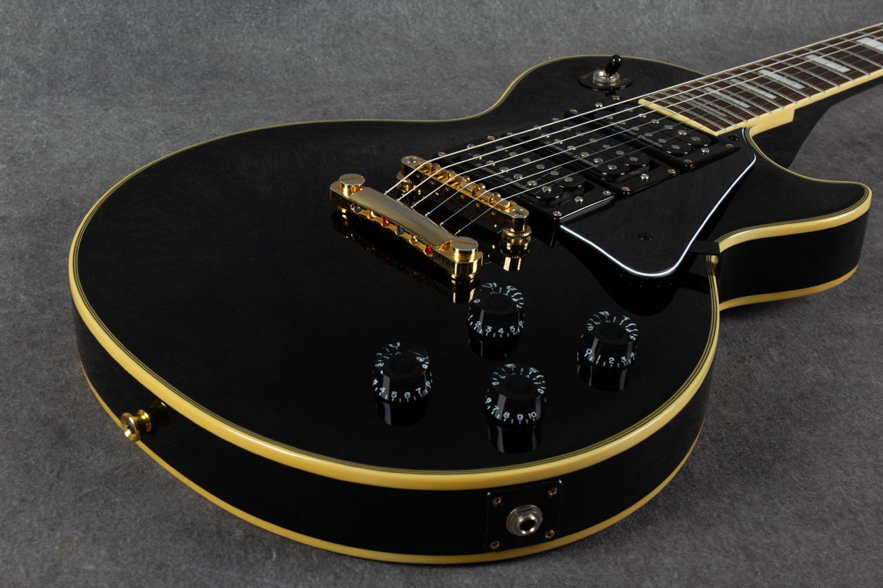 Epiphone Les Paul Custom 3 Pickup Seymour Duncans Black 2nd Hand Epiphone Les Paul Custom 3 Pickup Seymour Duncans Black 2nd Hand