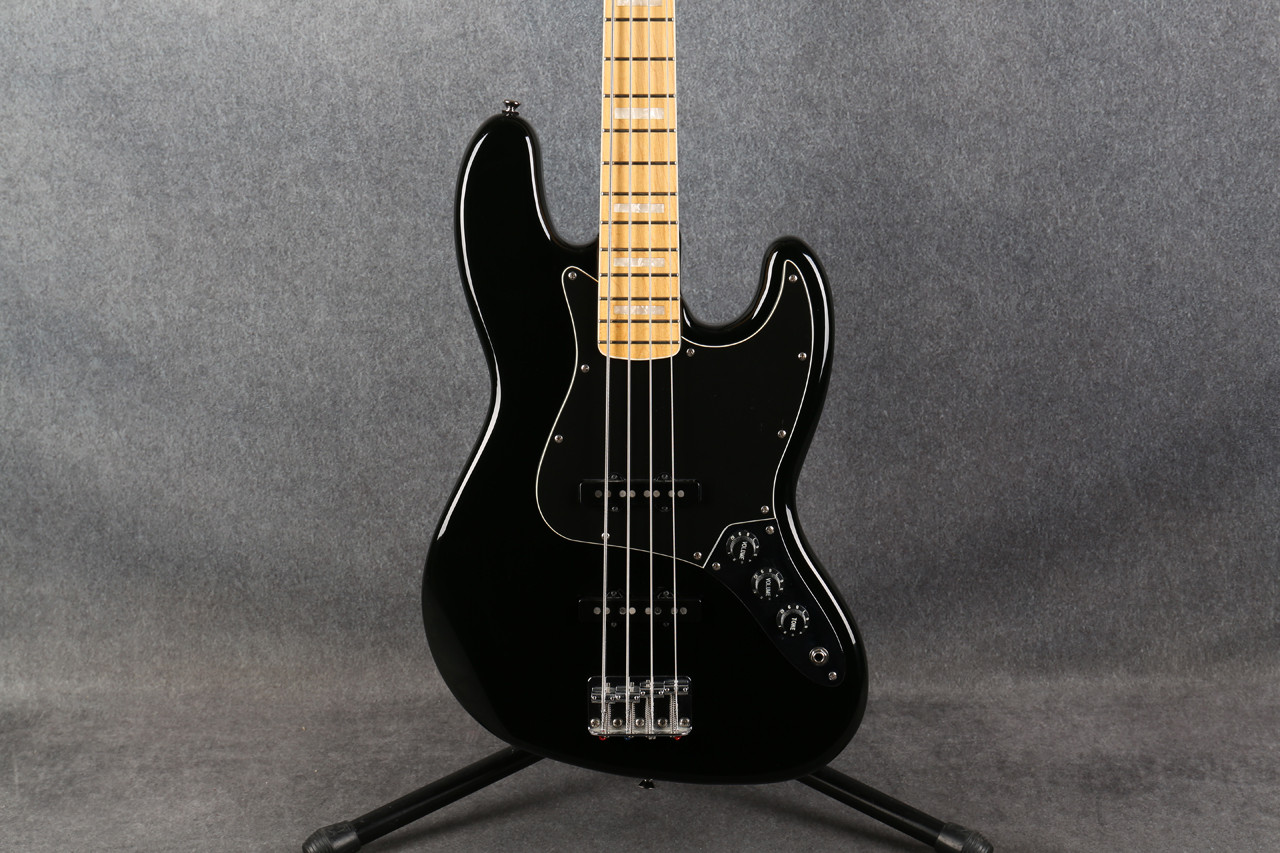 Squier Vintage Modified 77 Jazz Bass Black 2nd Hand | Rich Tone Music