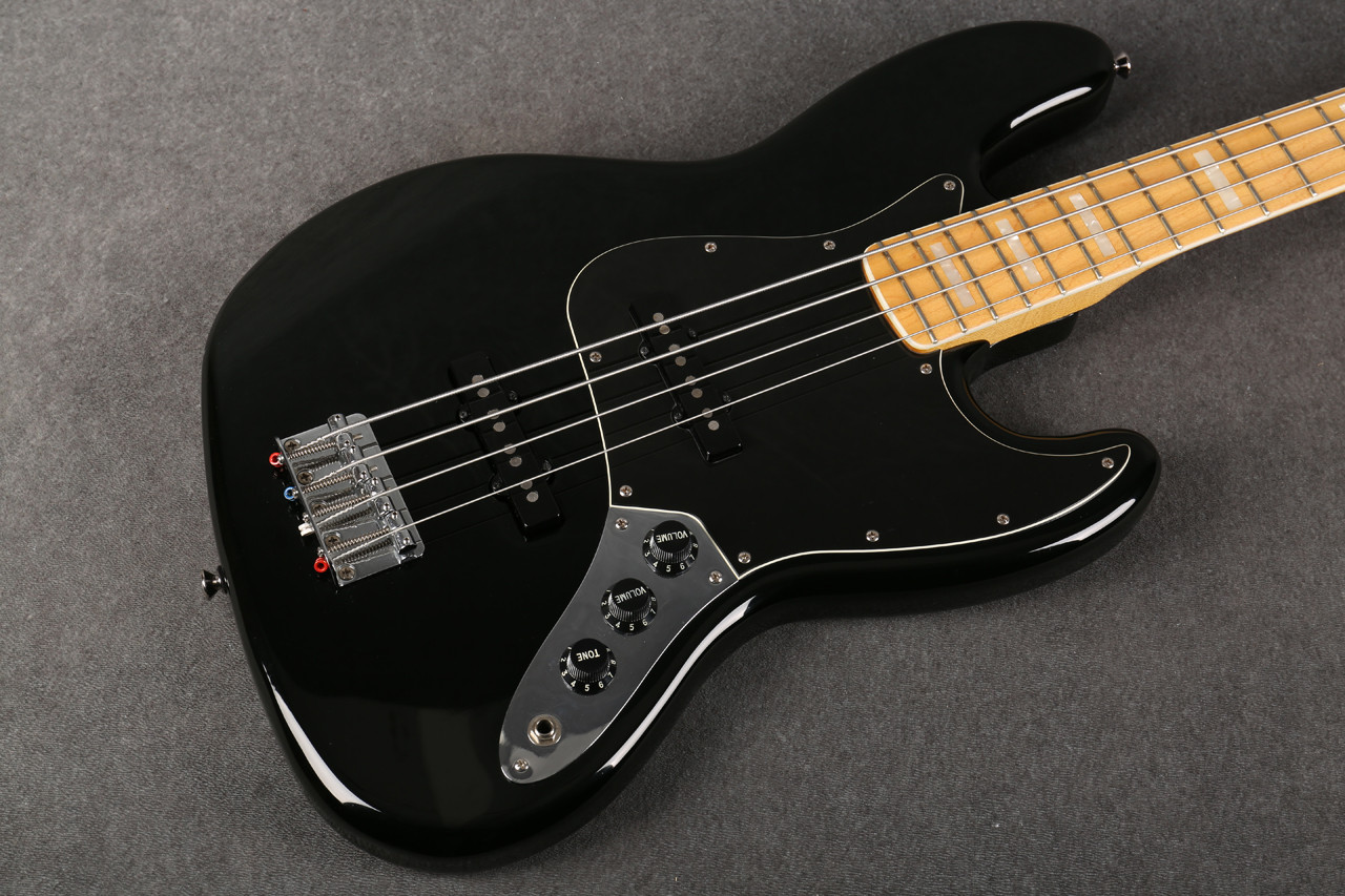 Squier Vintage Modified 77 Jazz Bass Black 2nd Hand | Rich Tone Music