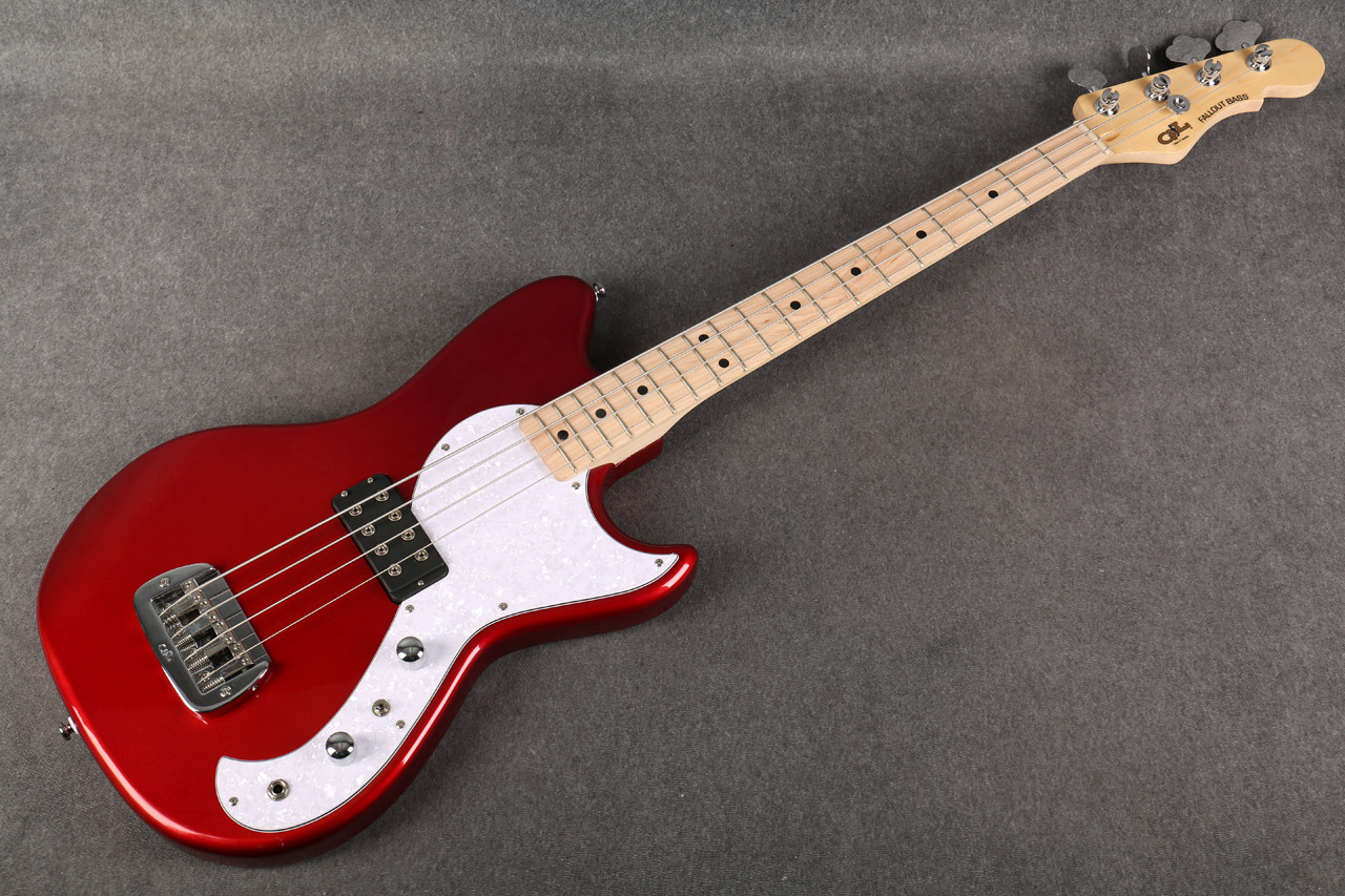 G&L Tribute Fallout Short Scale Bass Candy Apple Red 2nd Hand