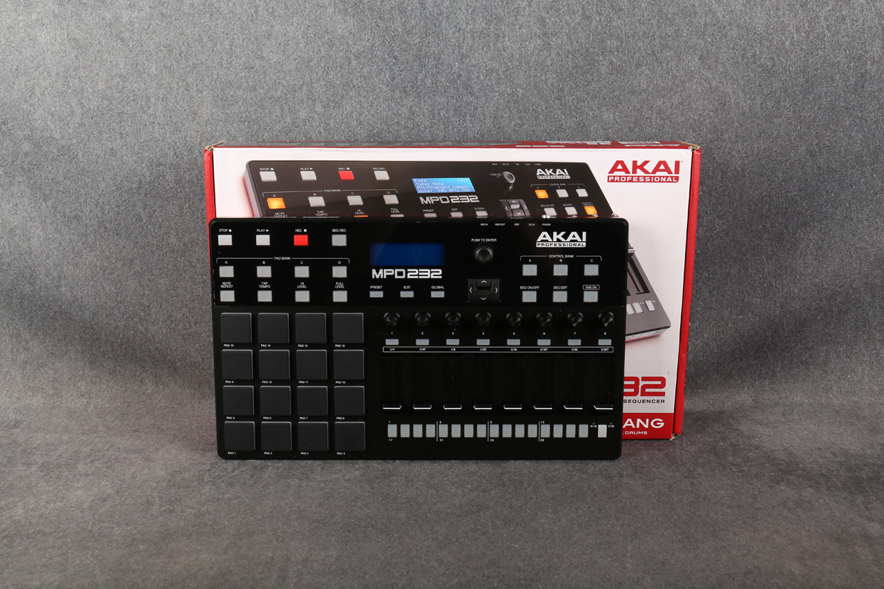 Akai MPD232 USB MIDI Pad Controller 2nd Hand | Rich Tone Music