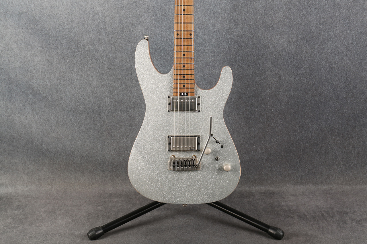 Harley Benton Fusion-III HH Roasted SSP Gloss Silver Sparkle 2nd