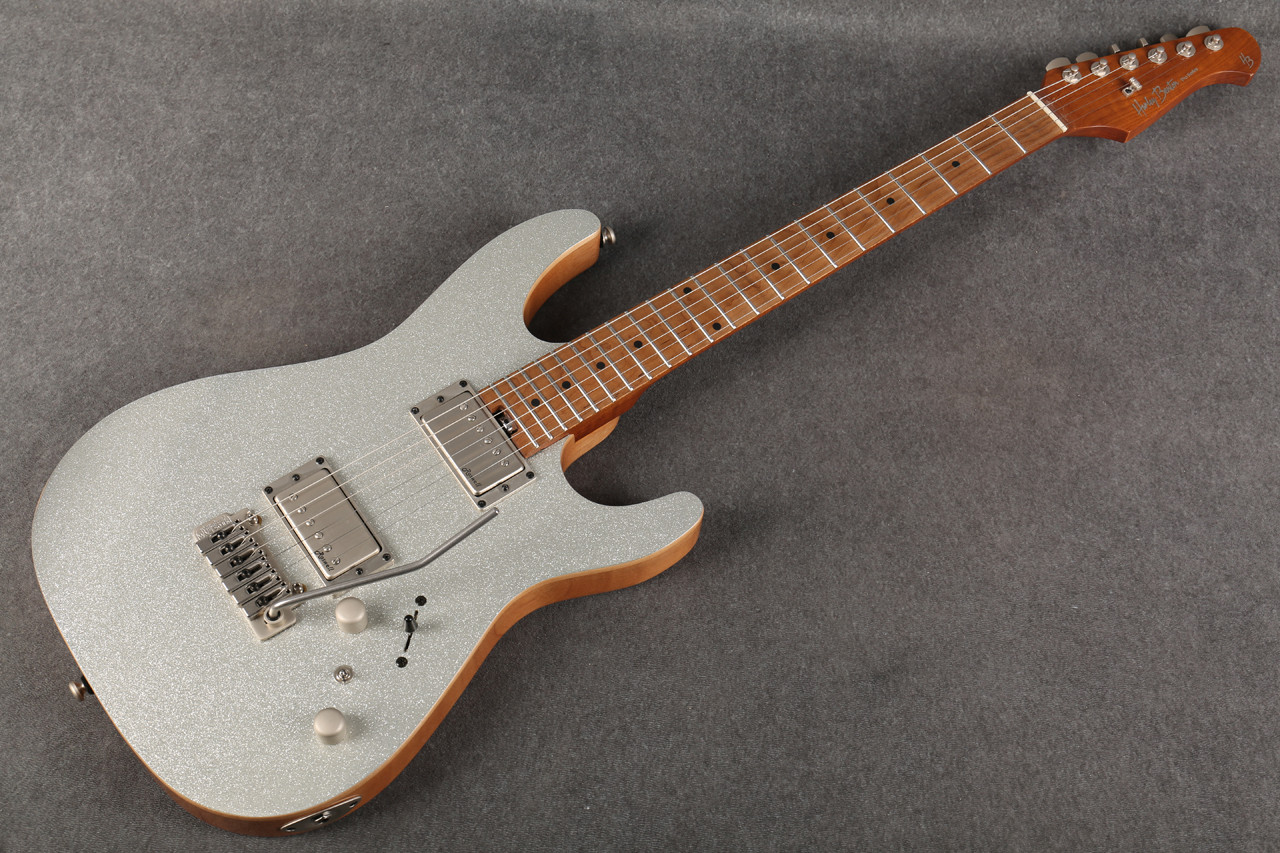 Harley Benton Fusion-III HH Roasted SSP Gloss Silver Sparkle 2nd
