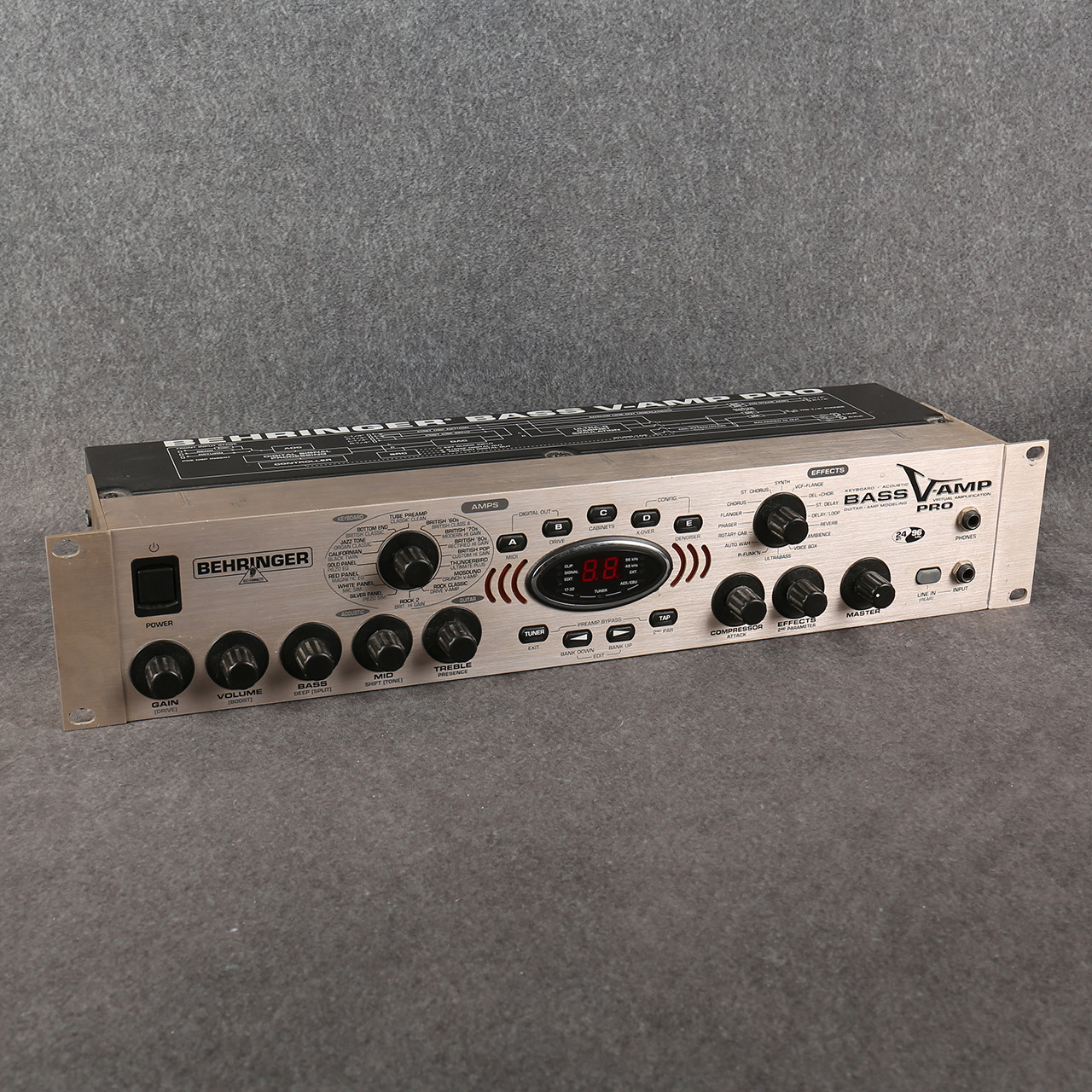 Behringer Bass V-AMP Pro Rackmount Amp Modeler & Multi-Effect 2nd