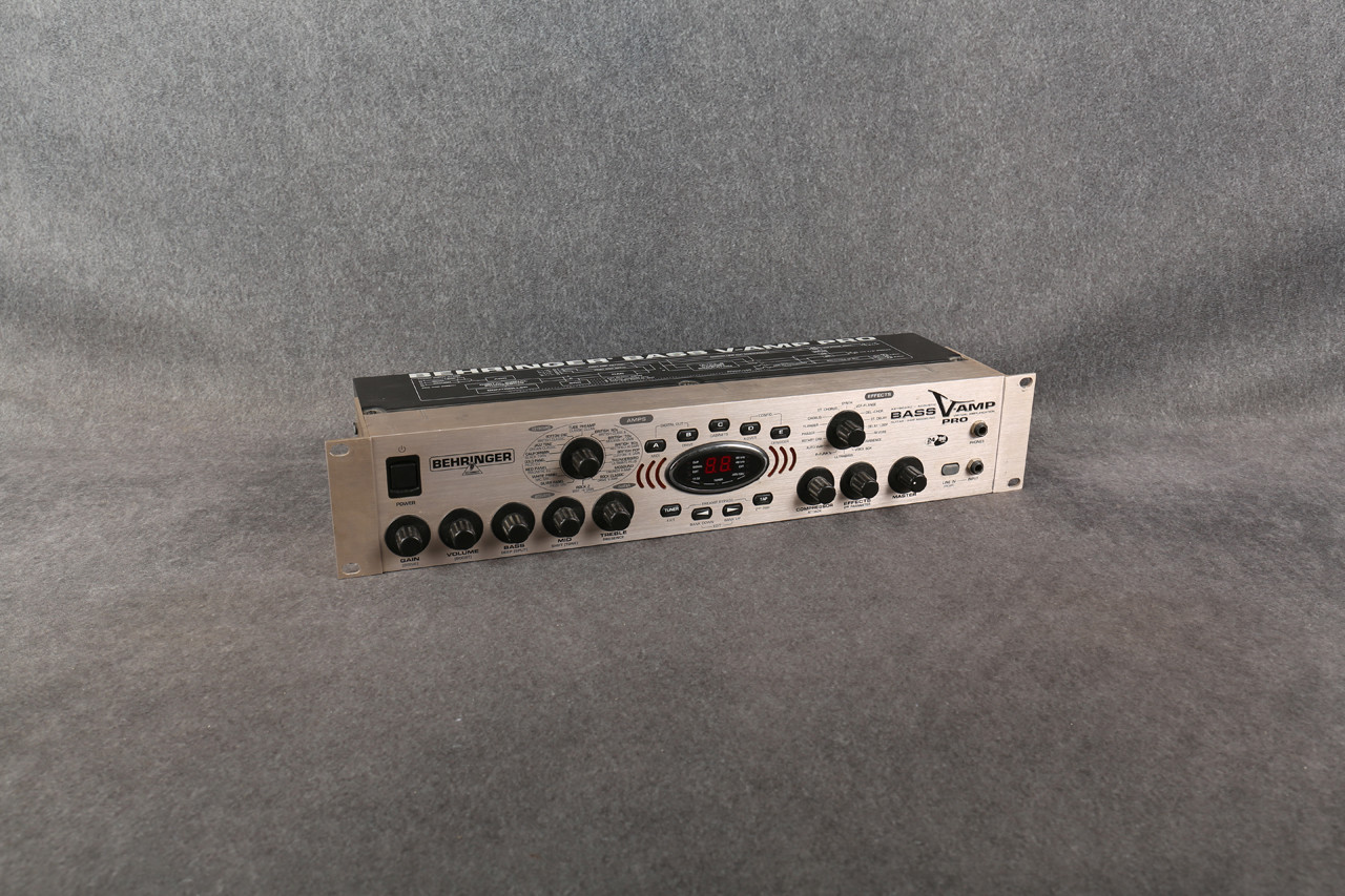 Behringer Bass V-AMP Pro Rackmount Amp Modeler & Multi-Effect 2nd