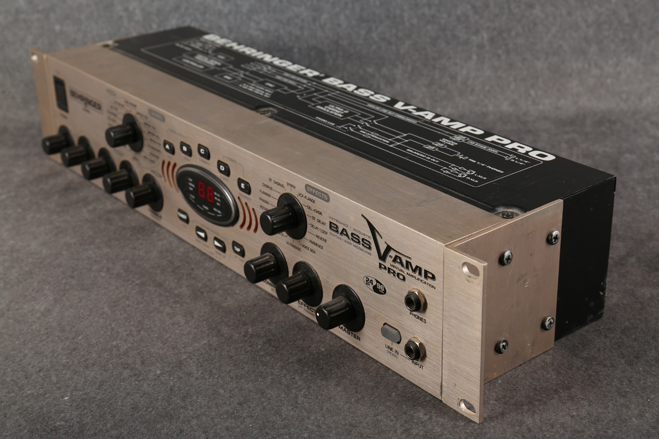 Behringer Bass V-AMP Pro Rackmount Amp Modeler & Multi-Effect 2nd