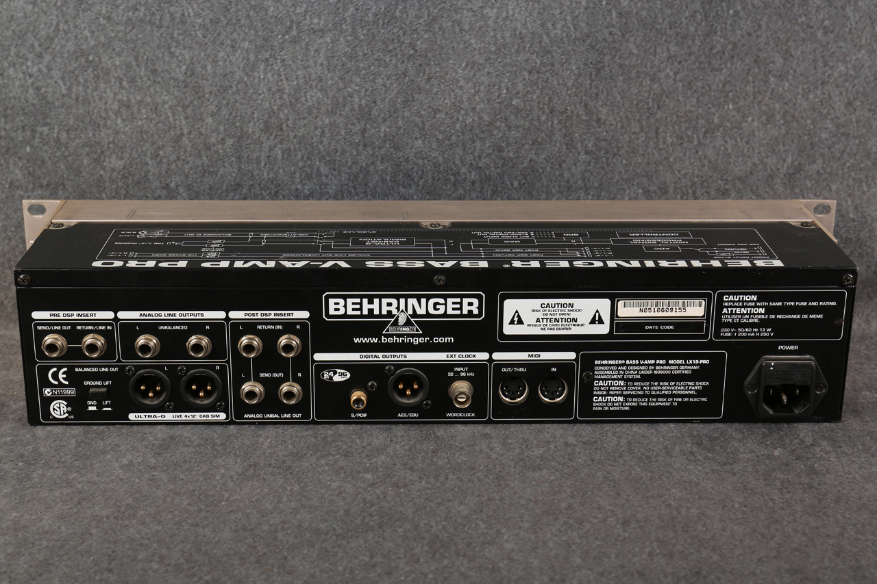 Behringer Bass V-AMP Pro Rackmount Amp Modeler & Multi-Effect 2nd