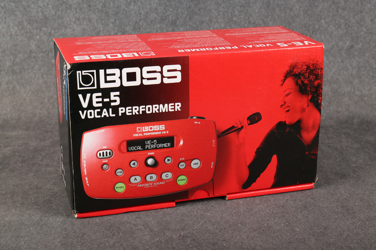 Boss VE-5 Vocal Performer Red 2nd Hand | Rich Tone Music