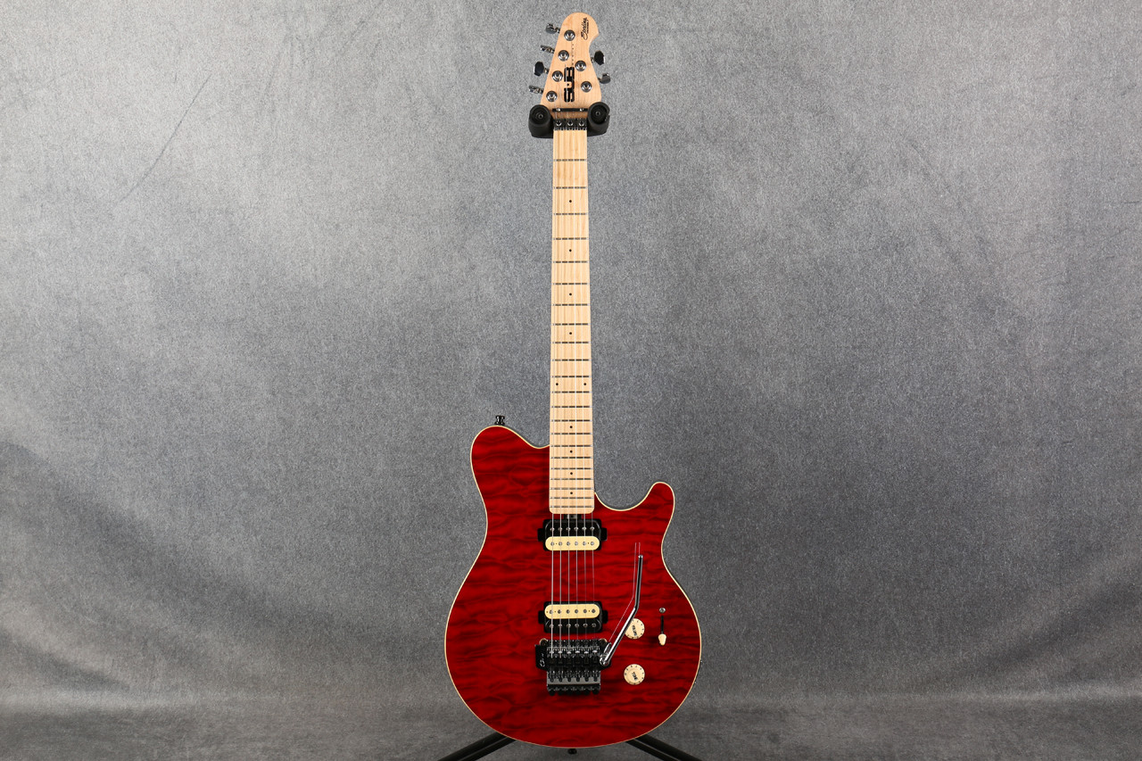 Sterling by Music Man SUB AX4 - Translucent Red - 2nd Hand