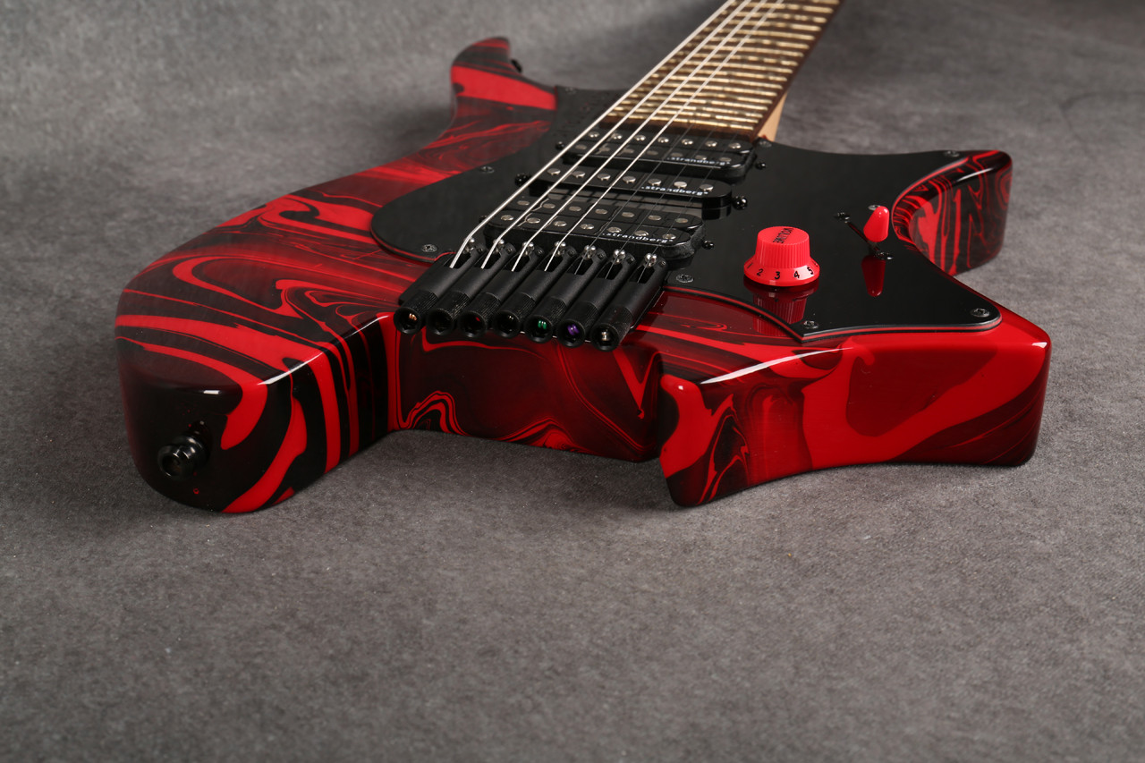 Strandberg Boden Singularity 7 Per Nilsson Signature Red Swirl 2nd