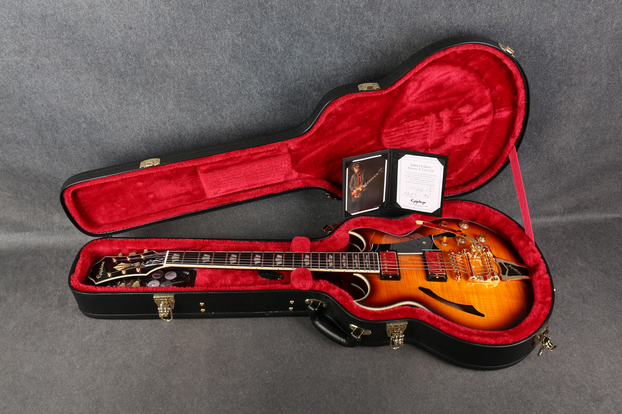 Epiphone Ltd Ed Johnny A. Signature Custom Outfit Sunset Glow 2nd 