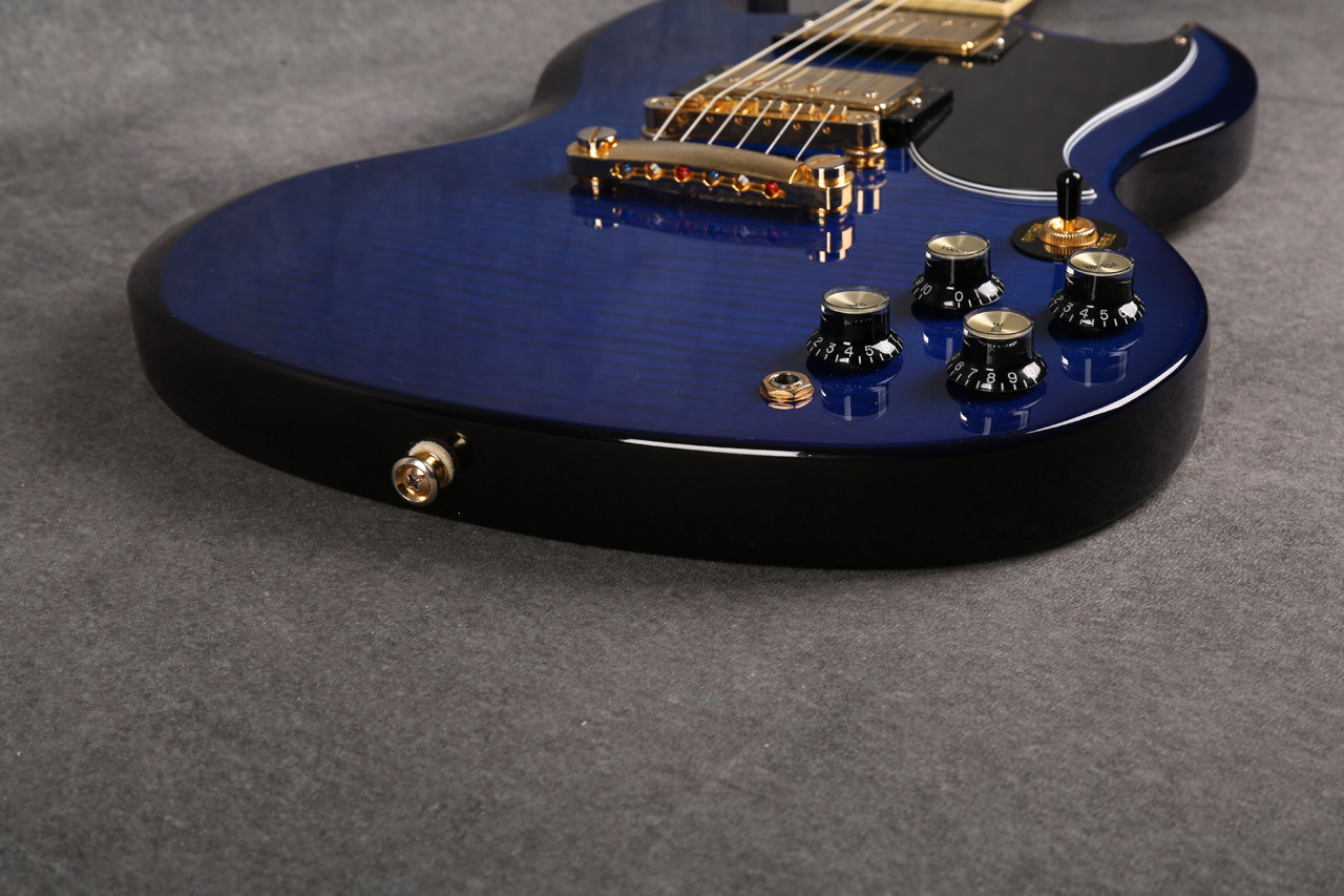 Epiphone Limited Edition G-400 Deluxe Pro Trans Blue 2nd Hand