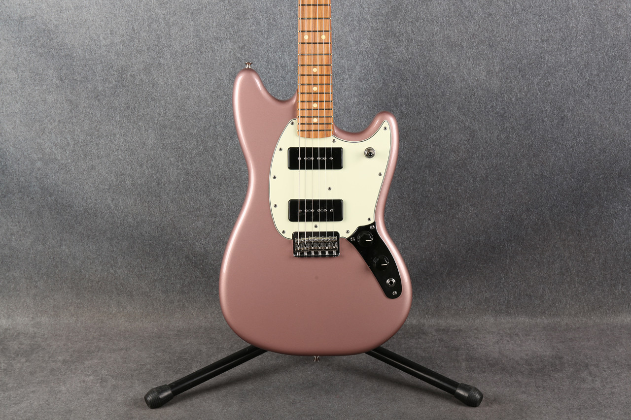 Fender Player Mustang 90 Burgundy Mist Metallic Ex Demo | Rich