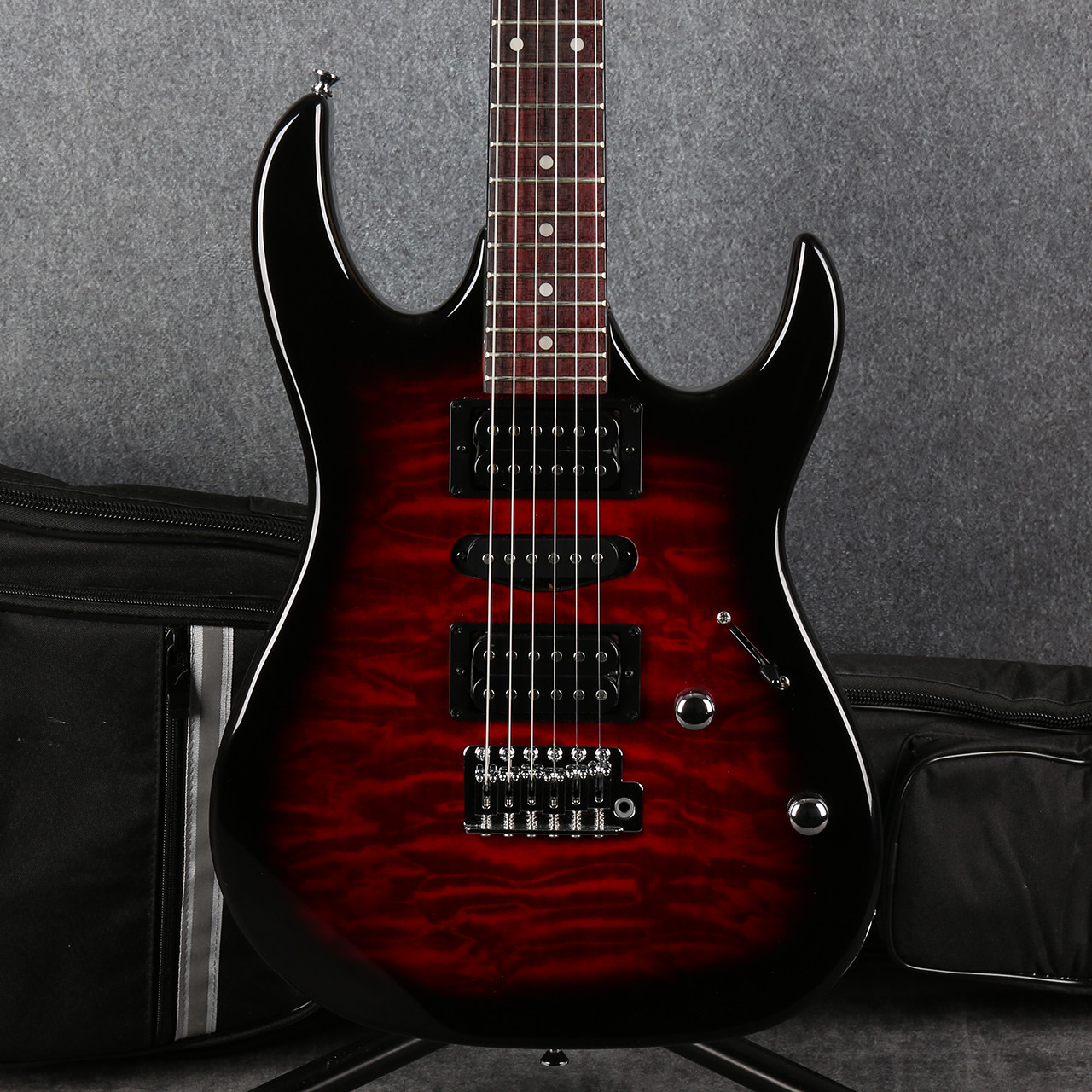 Ibanez Gio GRX70QA-TRB -Transparent Red Burst 2nd Hand | Rich Tone