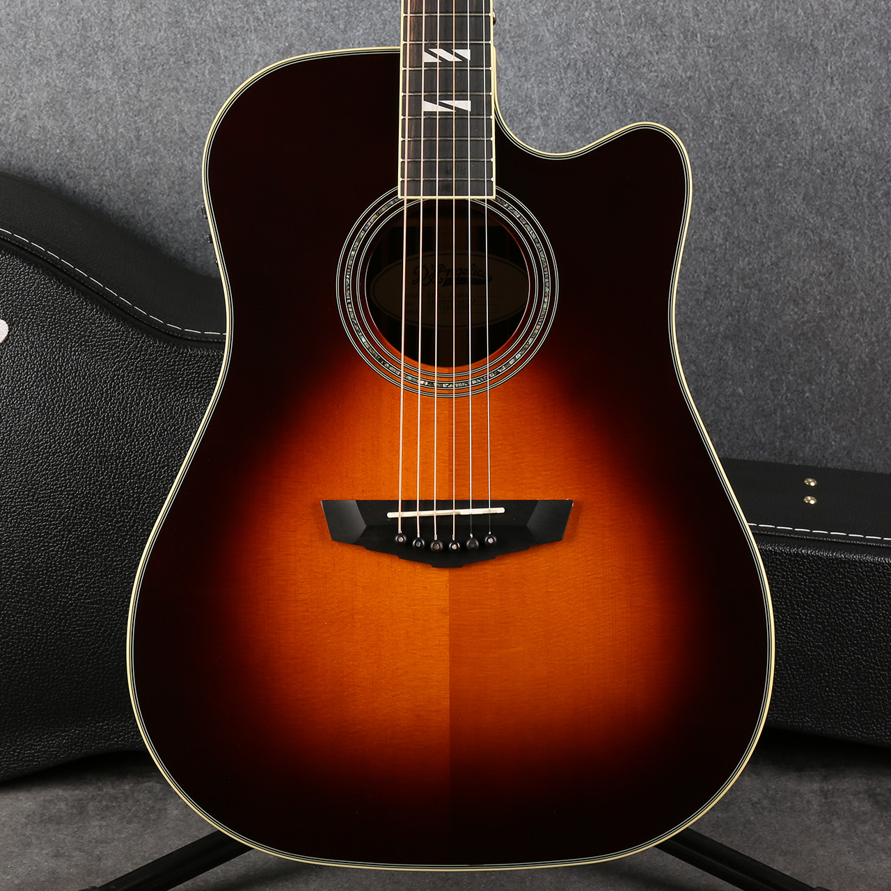 D Angelico Excel Bowery Electro Acoustic Vintage Sunburst 2nd Hand 
