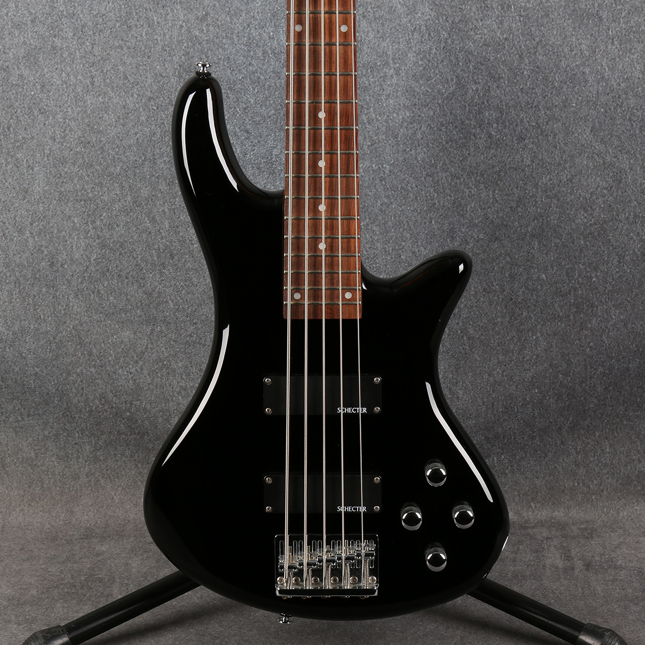 Schecter Diamond Series Stiletto Deluxe-5 Bass Black 2nd Hand