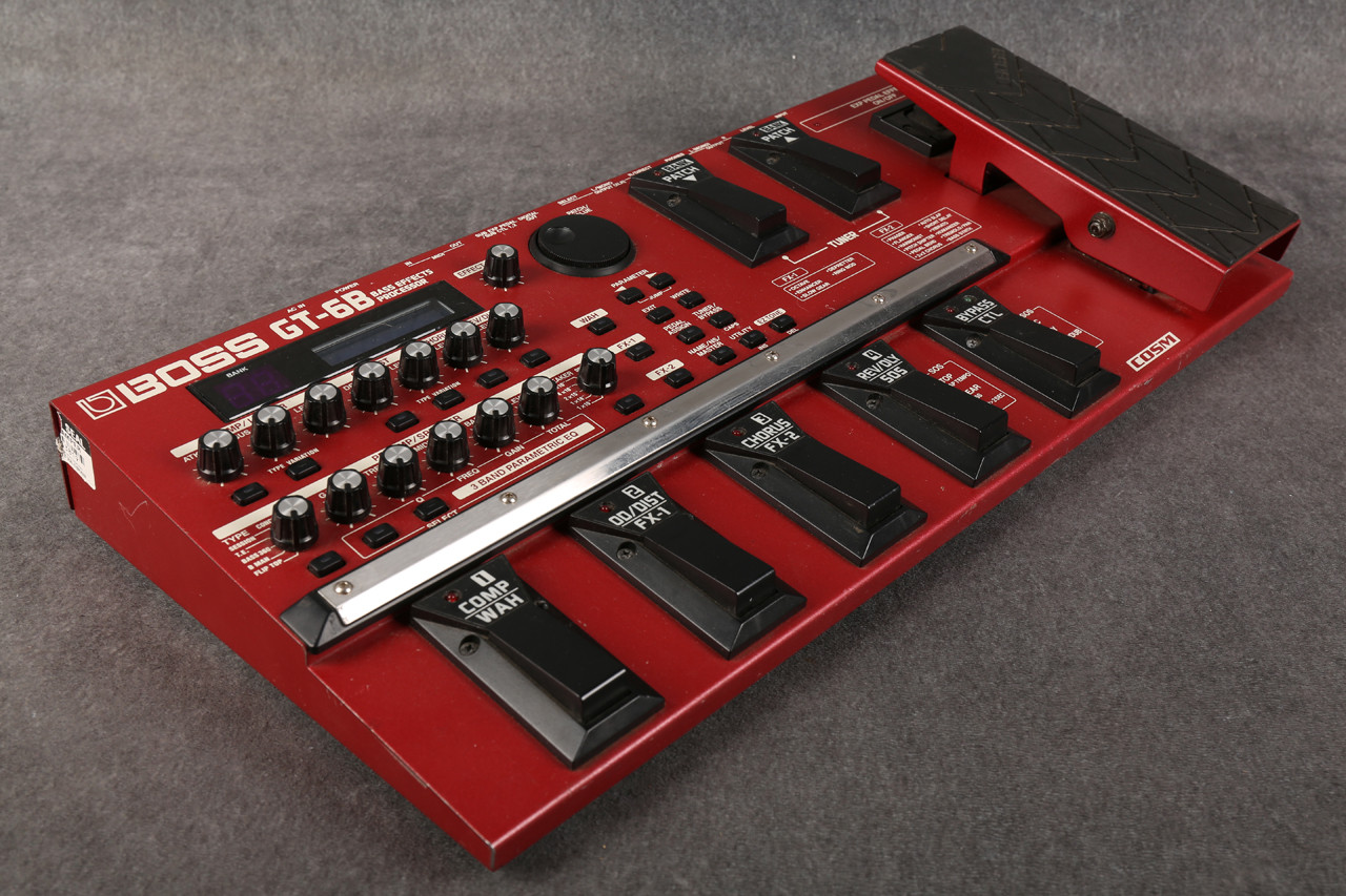 Boss GT-6B Bass Effects Processor PSU 2nd Hand | Rich Tone Music