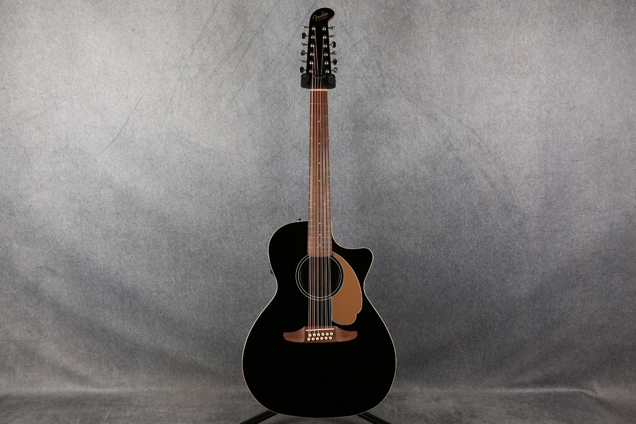 Fender Villager 12 String Electro Acoustic V3 Jetty Black 2nd Hand