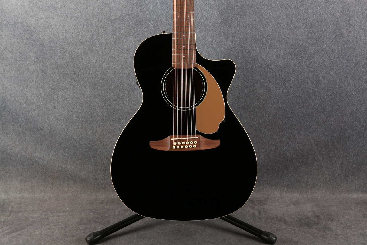 Fender Villager 12 String Electro Acoustic V3 Jetty Black 2nd Hand