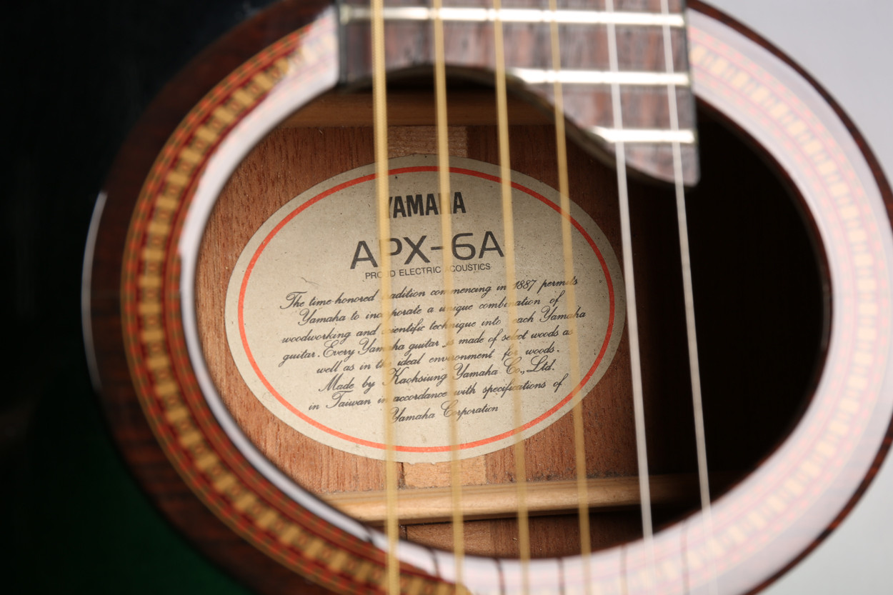 Yamaha APX-6A Electro Acoustic Green Burst 2nd Hand | Rich Tone Music