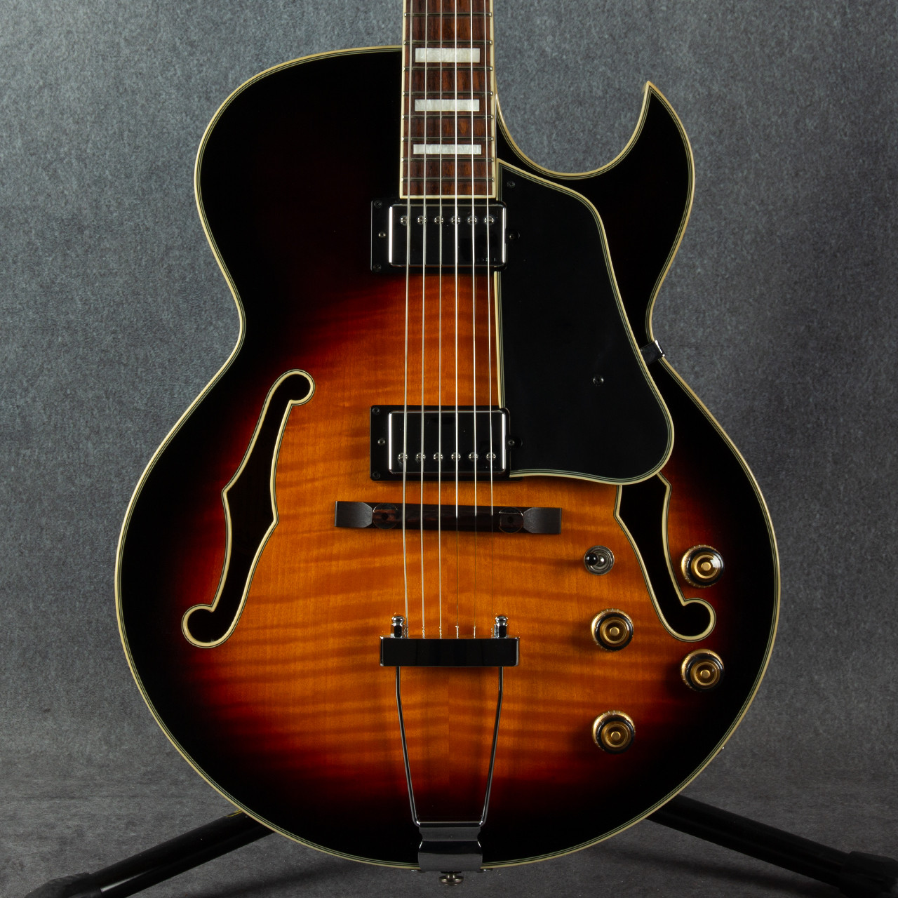 Ibanez AKJ95 Hollowbody Vintage Yellow Sunburst 2nd Hand | Rich