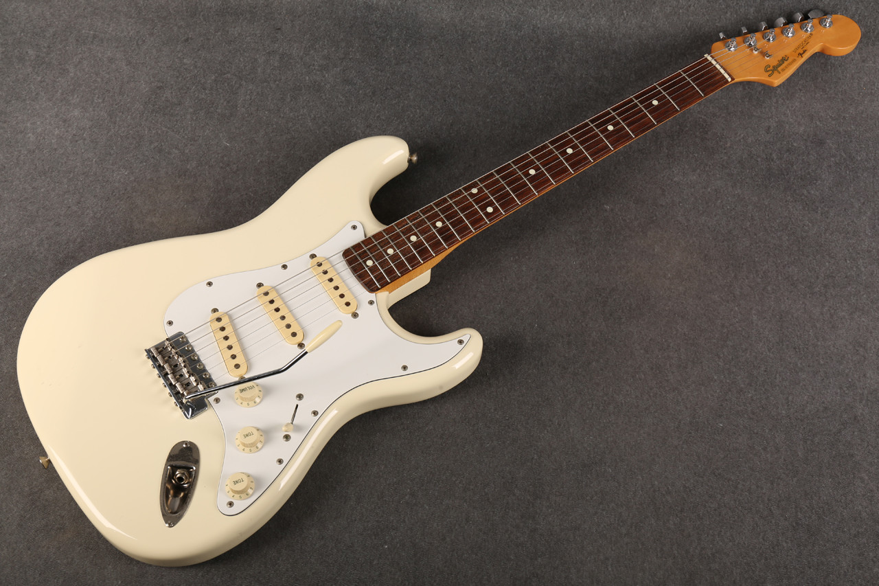 Squier 1984-86 E Series Stratocaster Made in Japan Arctic White